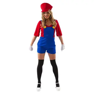 Female Super Plumber Adult Costume