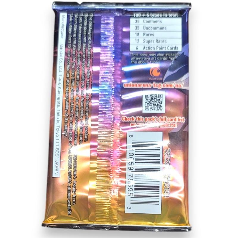 Jujutsu Kaisen Bundle - Jujutsu Kaisen Union Arena Booster Pack & (Mini) Nobara Kugisaki Deformed Prize Figure Vol 1 - Qty 1