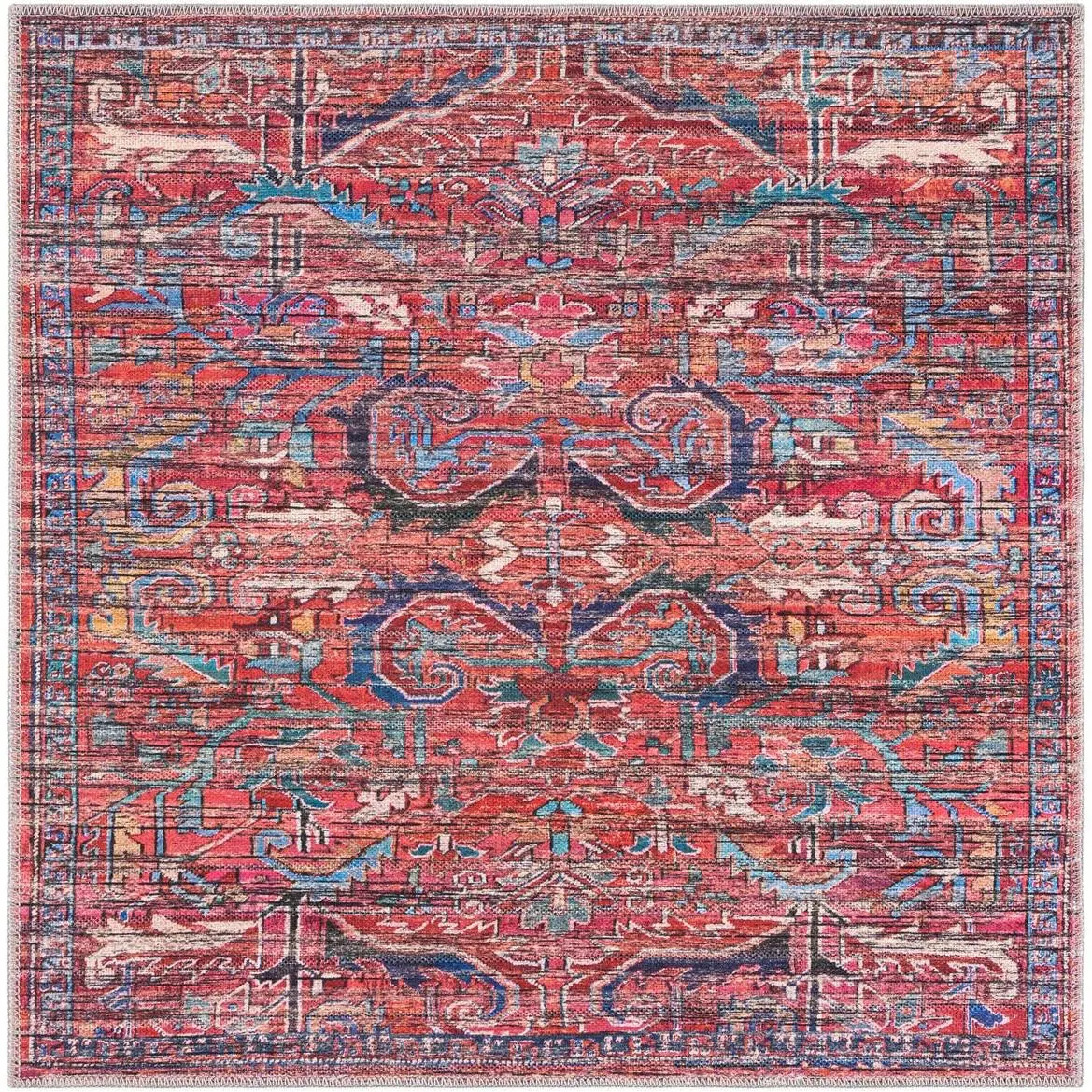 Rust Red - A 3' 3  Square