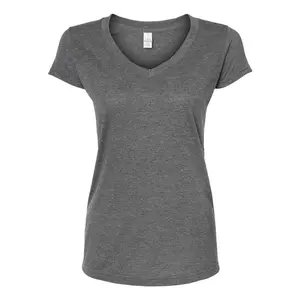 Tultex Women's Poly-Rich V-Neck T-Shirt