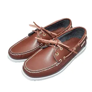 Handmade shoes, non-SEBAGO sailing shoes, leather shoes, safety non-slip shoes