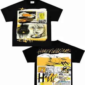 Hayley Williams Vintage Washed T-Shirt – Paramore Inspired Graphic Tee, Indie Rock Aesthetic Streetwear Shirt, Music Pop Culture Tee, Gift for fans, Trending 26