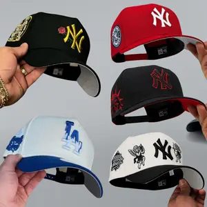 New Era MLB Team Logo Snapback Hat – Los Angeles Dodgers New York Yankees Adjustable Baseball Cap, Unisex 9FORTY 59FIFTY Style, Vintage Sportswear Look, Urban Street Fashion, Fast US Shipping 2026 Collection