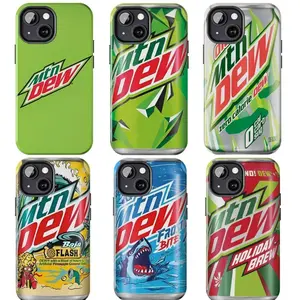 Mountain Dew Can iPhone Cases, Soft Drink Cover, Compatible with iPhone X, 11, 12, 13, 14, 15, 16, 17 & more