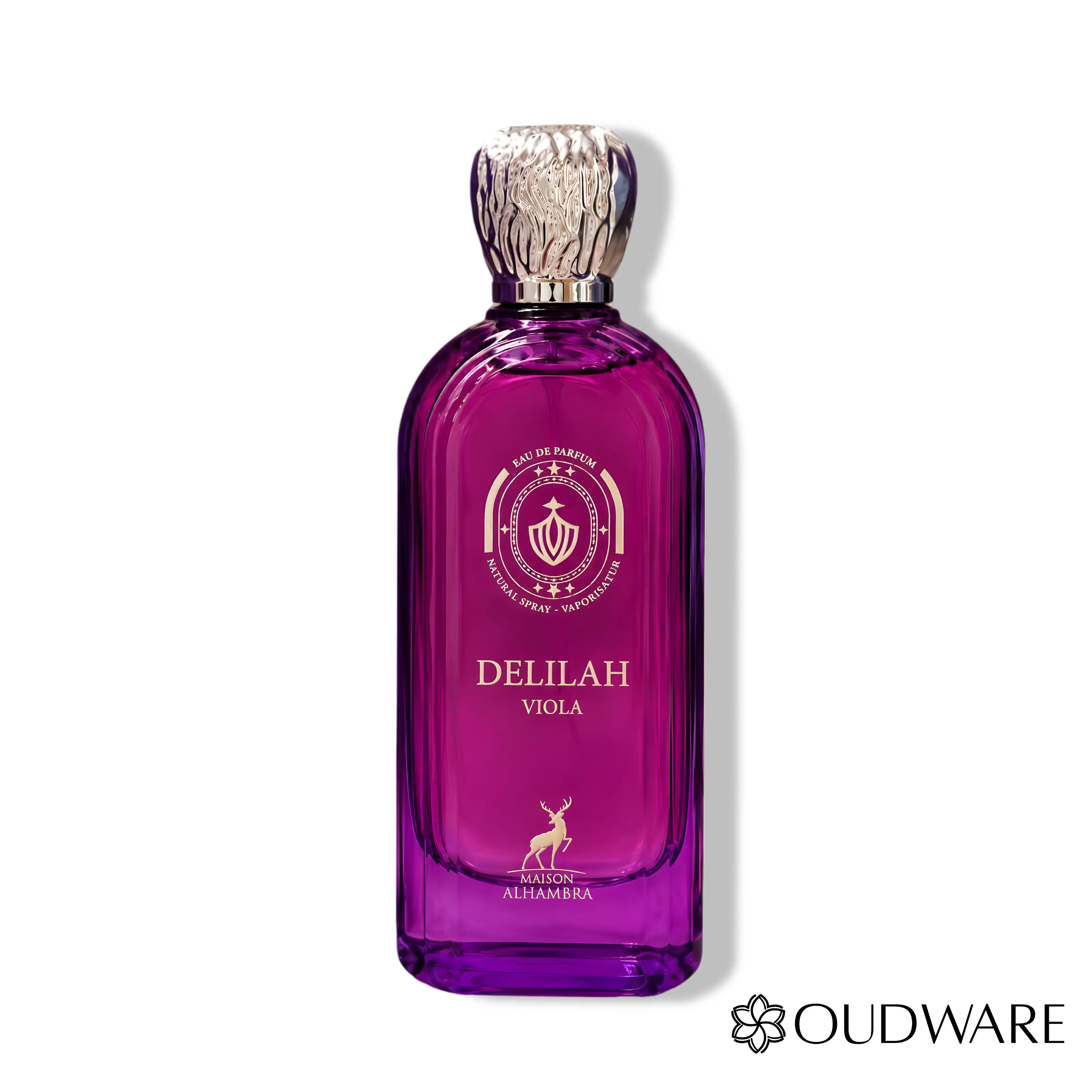 Maison Al Hambra Delilah Viola Eau De Parfum 100ml (3.4oz) - An Elagant Fresh & Fruity Perfume For Women