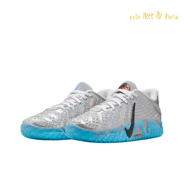 Metallic Silver Monotone 3D Jacquard Knit Contrast Street Athleisure Trainers, Stretch Breathable Textured Knit Mesh Upper Shock Absorbing Cyan Foam Midsole Wear Resistant Deep Tread Rubber Outsole Men Women Daily Outdoor Jogging Casual Footwear