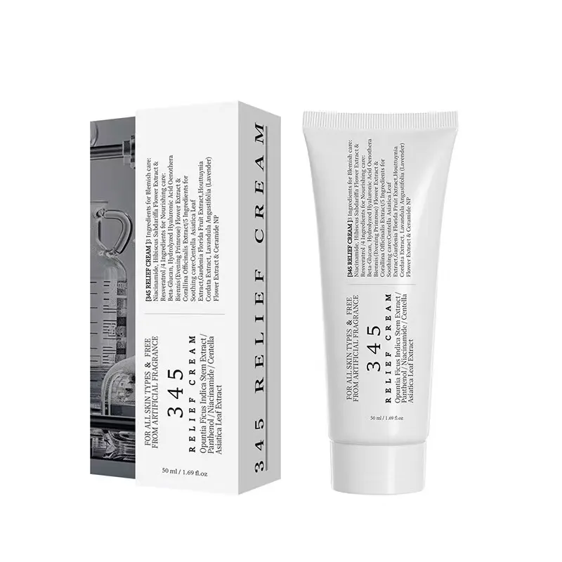 Dr.Althea 345 Relief Cream 50ml - Shea & Chamomile Infused Moisturizer, Dry Sensitive Skin Selfcare, Calms Redness, Soothes, Supports Skin Repair