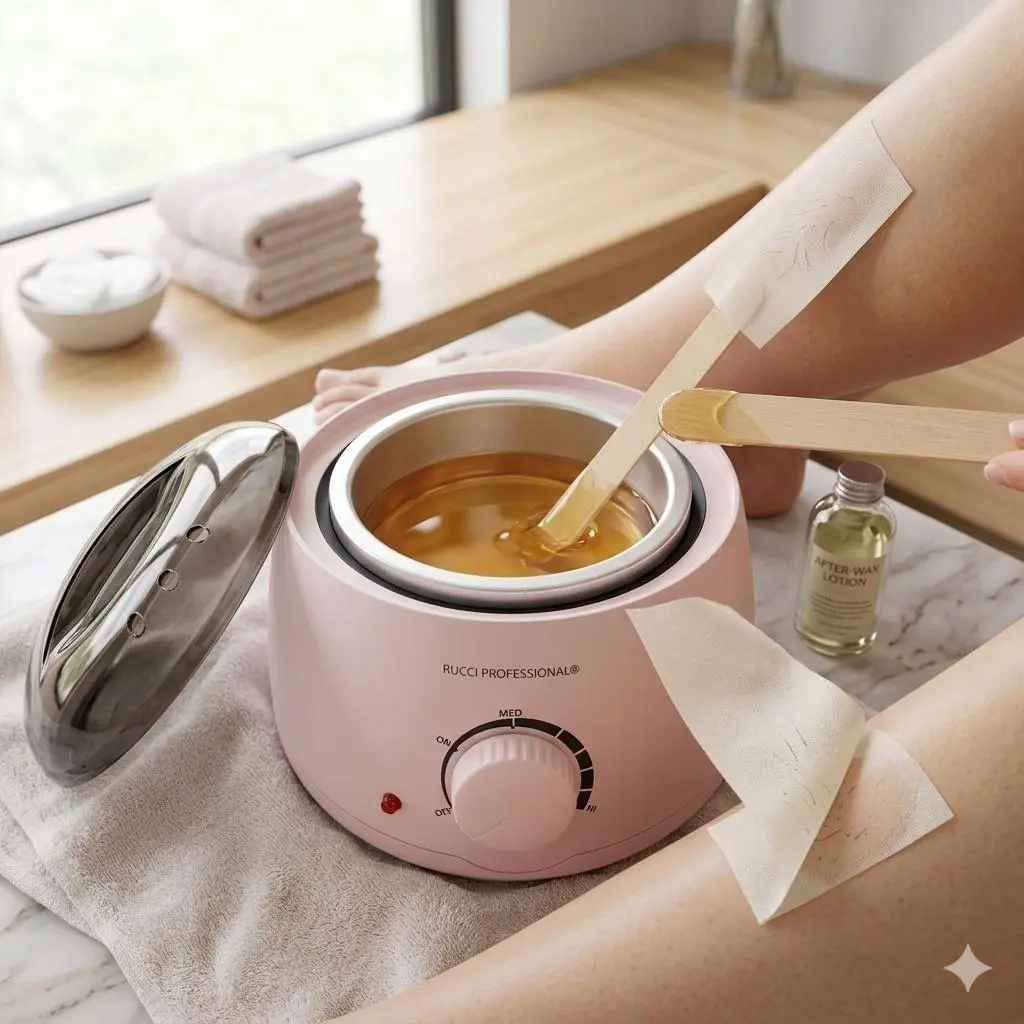 1.2 Wax Warmer for Hair Removal - Electric Wax Heater with Removable 14oz Aluminum Pot Home Waxing Body Hair Remover Body Care