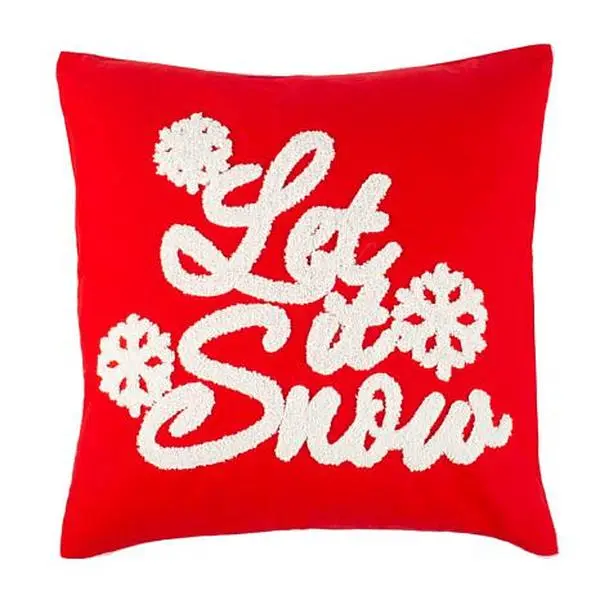 Safavieh Let It Snow Pillow