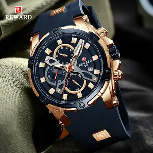 REWARD Casual Sport Watches for Men Top Brand Luxury Wrist Watch Man Clock Fashion Chronograph Wristwatch