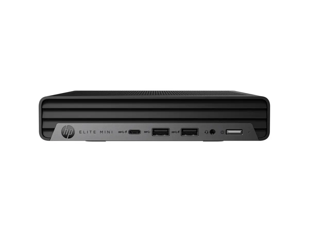 HP 9P2X0AT-ABA Elite Mini 800 G9 Desktop Computer for Intel Core i7 12th Gen i7-12700T DoDeca-Core 1.40 GHz - 16GB RAM DDR5 SDRAM - 512GB M.2 PCI Express NVMe 4.0 Solid State Drive - Mini PC, Black