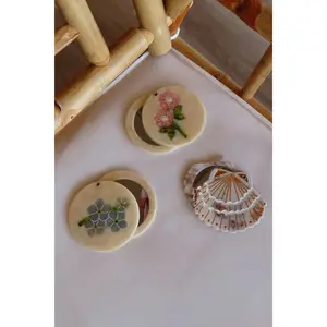 Hand-Painted Compact Mirror
