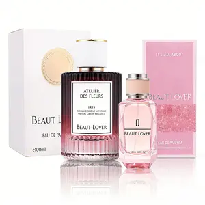 DVEOY Premium Two-Piece Perfume Set: 100ml Spicy Woody Fragrance + 50ml Gourmand Oriental Fragrance. Long-lasting, addictive scent. A luxurious gift for him or her.