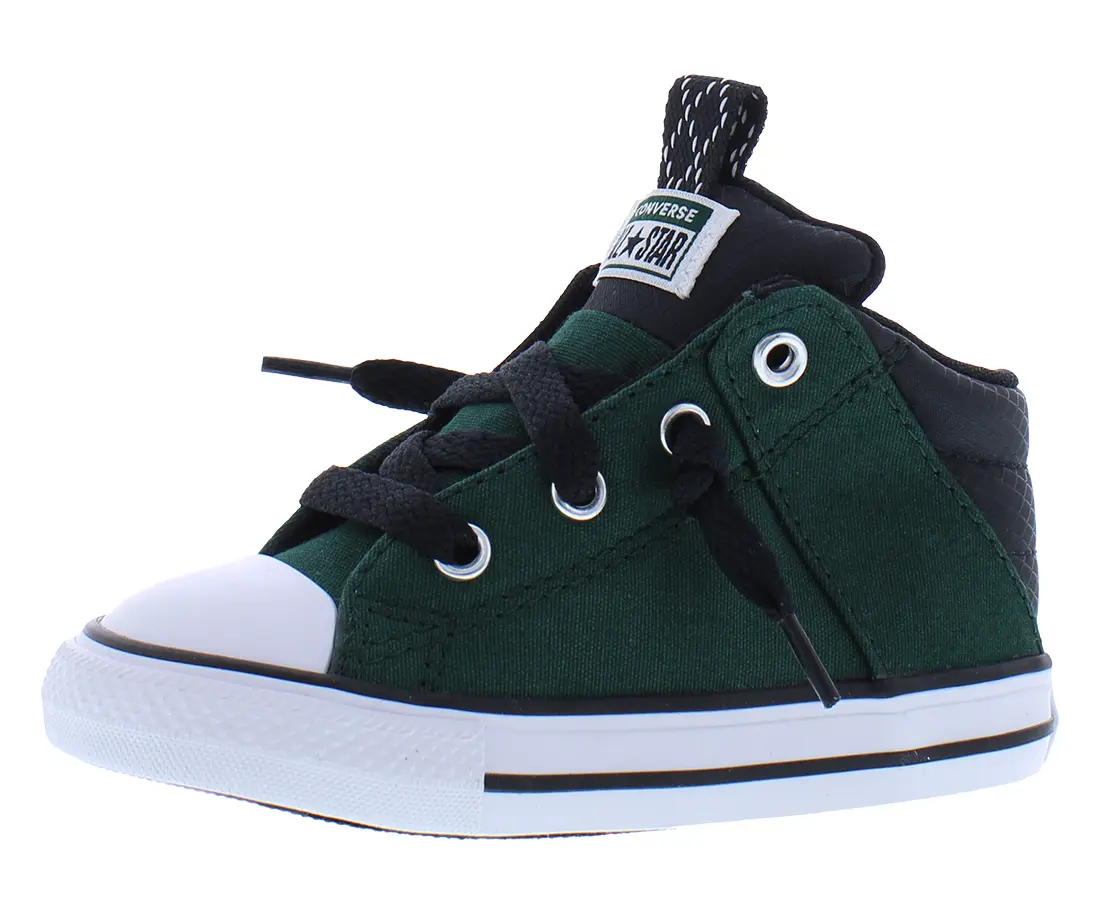 Converse Chuck Taylor All Star Axel Mid Infant/Toddler Sneakers, Casual Mid-Top Lace-Up Shoes with a Rubber Grip Sole for Play, 2 - 3 Years