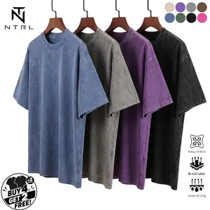 Oversized Streetwear T-Shirt, Premium Black Washed Shirt & Multi-Color Vintage Tees Breathable 4-Way Stretch Comfortable Tee for Y2K Aesthetic Summer Outfit, Loose Fit Boxy Baggy Shirt Retro Style, BUY 4 GET 2 FREE Limited Time Deal Pack tiktokshopspringg