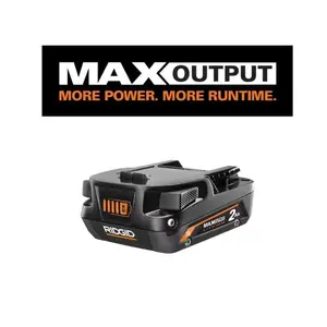 RIDGID 18V 2.0Ah MAX Output Lithium-Ion Battery R840020