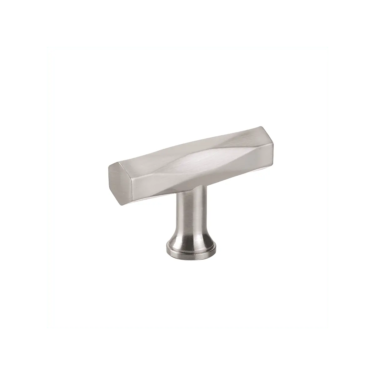 2 in. Tribeca T-Knob Cabinet Knob - Satin Nickel