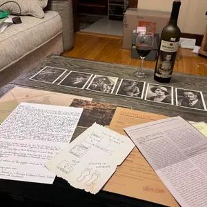 Cold Case Investigation Kit, Terror Statue Case, Detective Clues & Evidence, 30 Realistic Evidence Pieces, Party Game Set, Party Table Game, Tabletop Games, Family Fun Game