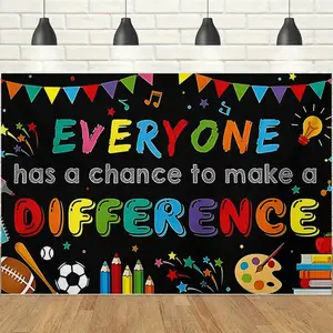 1pc 2D German Retirement Theme Banner, Pink-Purple Gradient Text with Fireworks, Flowers & Bunting, Elegant Festive Vibe, HD Print, Perfect for German-speaking Retirement Parties & Farewell Events Decor Backdrop