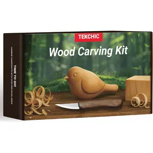 Wood Carving Kit Whittling Knife  Pcs Wood Carving Tools Bird DIY Kits for Adults Hobbies Whittling Kit Gift for Beginners & Kids, Craft Kits Includes Safety Wood Carving Knife for Kids