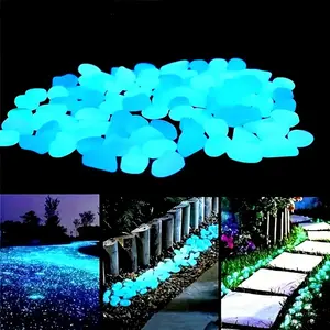 Fluorescent Stones Bag, Luminous Pebbles & Stones for Outdoor Garden Decoration, Party & Holiday Decor, Aquariums, Courtyards, Potted Plants