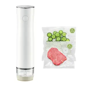 Handheld Food Vacuum Sealer, Portable Vacuum Sealer, Compact Food Sealer, Reusable Bags Vacuum Sealer, Food Freshness Sealer