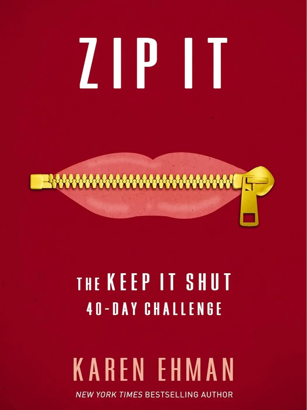 Zip It: The Keep It Shut 40-Day Challenge by Karen Ehman [Paperback Book] A daily guide for word usage