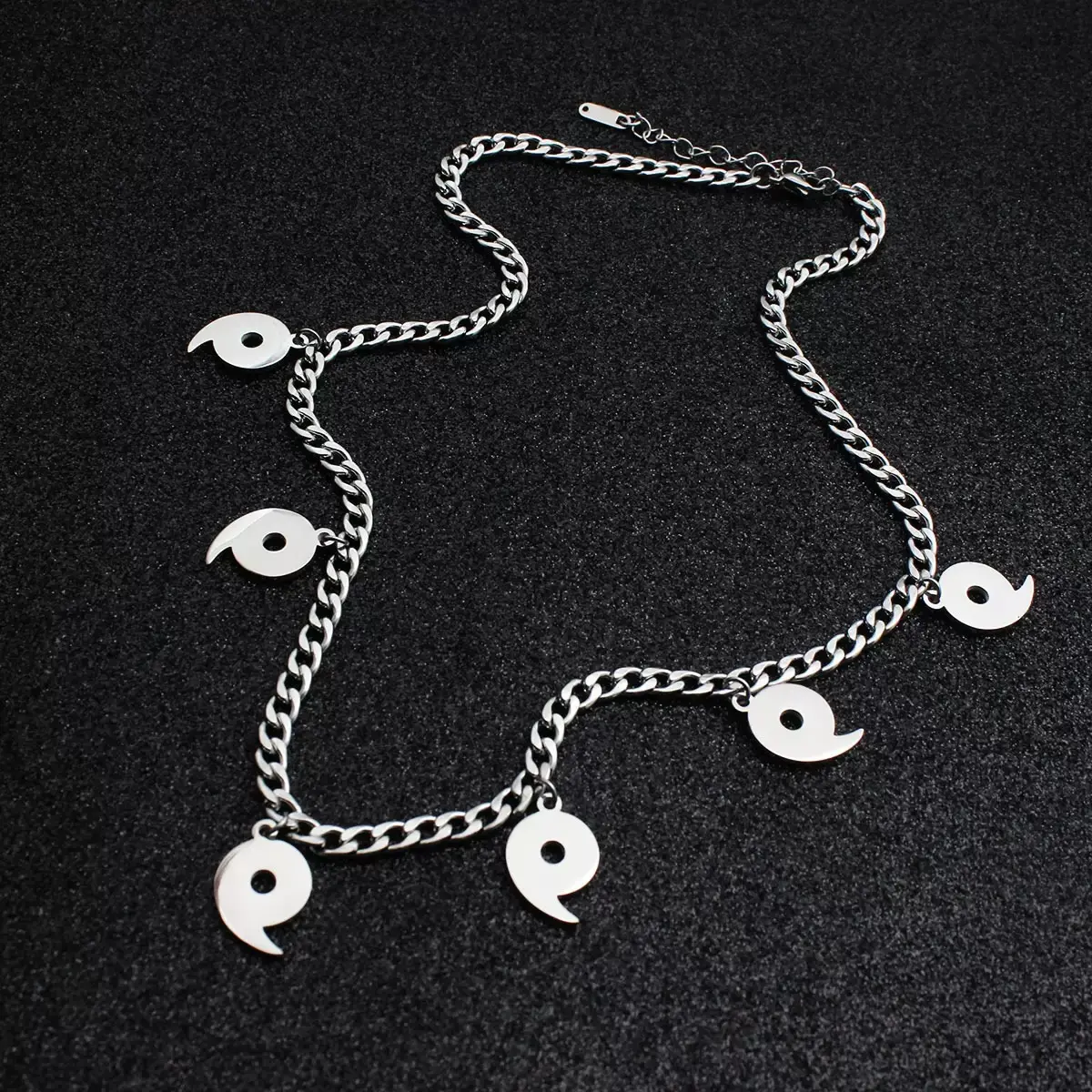 Mens Stainless Steel Japanese Necklace Pendant for Dad Husband Boyfriend Son Gift