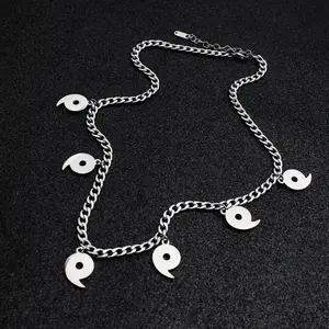 Mens Stainless Steel Japanese Necklace Pendant for Dad Husband Boyfriend Son Gift