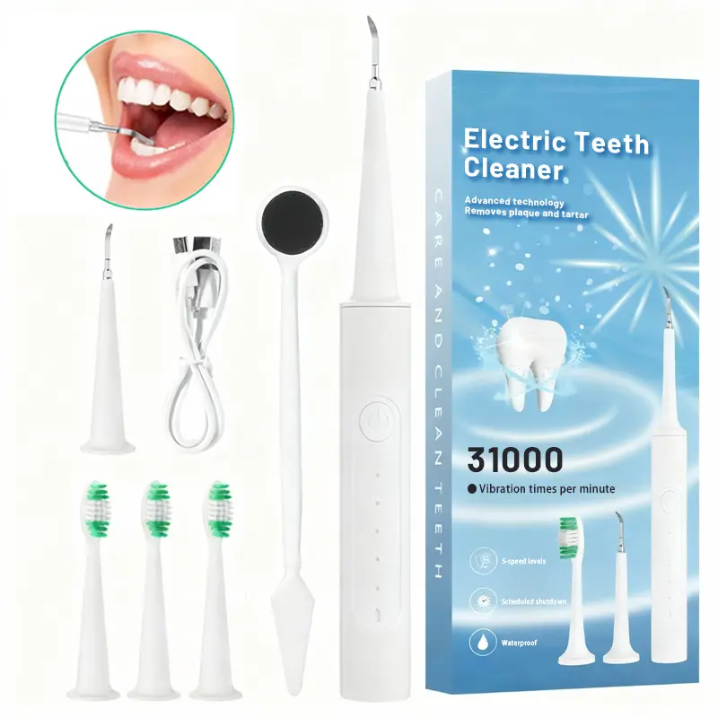 Handheld Electric Toothbrush for Adults - 31000 VPM High Vibration Frequency, Multifunctional, Waterproof Design, Whitening, Daily Cleansing, Deep Dental Care, Plaque Removal, Oral Brightening, Whitening Mode, Removes Plaque, Deep Care