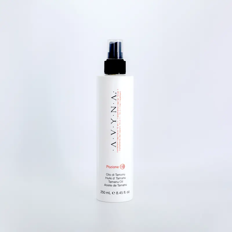 Avyna Pozione 10 Leave-in Treatment with Tamanu Oil - 10-in-1 Heat Protecting & Anti-Frizz Cream with Keratin for All Hair Types, 8.45 fl oz, Contains-Keratin, Curly