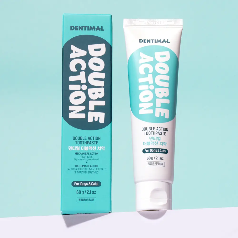 DENTIMAL Double Action Toothpaste, 2.1 oz.