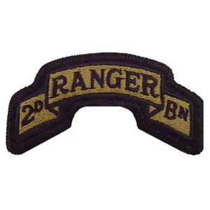 Army OCP Second Ranger Battalion Scroll Patch
