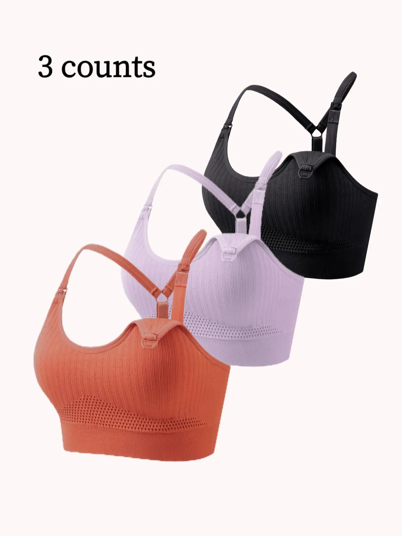 Maternity Solid Color Breathable Removable Chest Pad Wireless Nursing Bra, Soft Supportive Maternity Bra, Maternity Lingerie for All Seasons, Pregnancy Maternity Bra Maternity Solid Color Breathable Removable Chest Pad Wireless Nursing Bra, Soft Supportive Maternity Bra, Maternity Lingerie for All Seasons, Pregnancy Maternity Bra