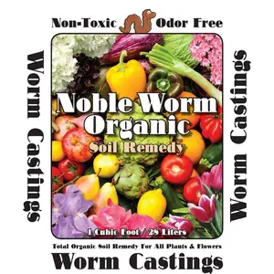 Noble Worm Organics NW30 1 cu.ft. Organic Worm Castings Soil Noble Worm Organics NW30 1 cu.ft. Organic Worm Castings Soil