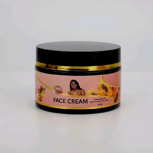 Peau Noire Turmeric & Papaya Face Cream – Dark Spot Corrector, Skin Brightening, Even Tone (4 oz)