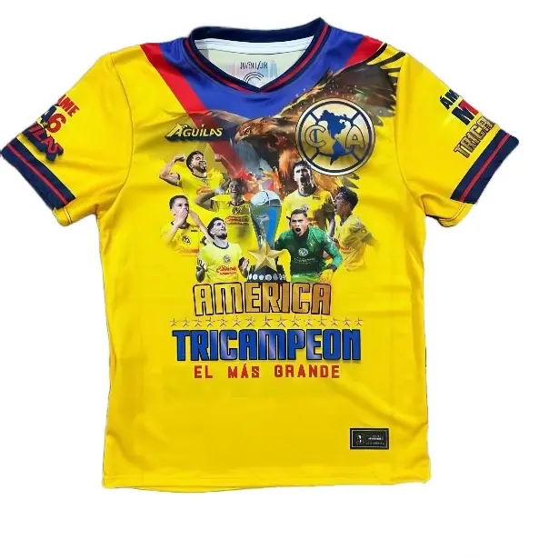 America Trichampion Jersey Mexico - Original Jersey Material, Versatile Design, Comfortable Fit