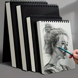 Spiral Sketch Book, 4 Counts/set High Quality Sketch Book, Spiral Bound Sketch Pad, Art Supplies for Painting, Writing and Creative Expression