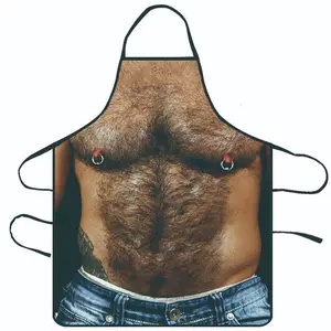 3D Printed Apron - Funny BBQ Waterproof Printed Apron