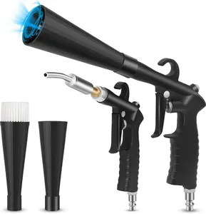 Car Cleaning Gun Detailing Interior Dryer Air Blow Gun, Car Detailing Kit Interior Cleaner, High Pressure Blower Gun, Car Detailing Tools for Quickly Clean and Dry Car Surfaces,Works with Air