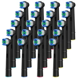 20 Pcs Compatible with Oral B Electric Toothbrush Replacement Brush Heads, Professional Toothbrush Head for 1000/1500/500, Replaceable Brush Heads