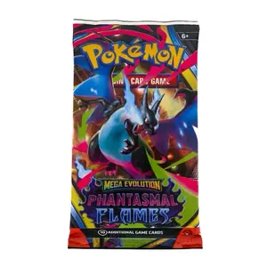 Pokemon Phantasmal Flames Booster Pack - Mega Evolution Series with 10 Additional Game Cards for Collectors