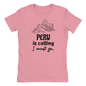 PeruCoUSA Peru is Calling T-Shirt for Juniors