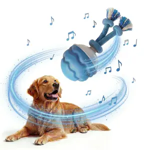 Interactive Dog Ball – Automatic Rolling Smart Dog Toy with Random Motion and Multiple Play Modes, Squeaky Sounds & Long Battery Life for Bored Dogs
