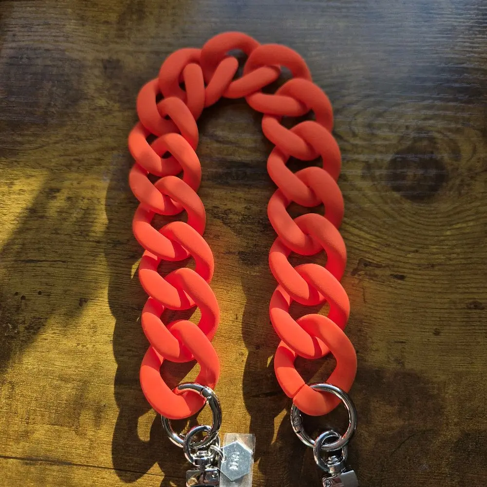 Neon Orange - Silver