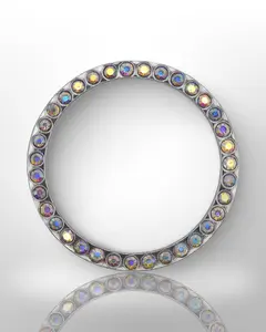 Start/Stop Button Bling Ring - Multicolor