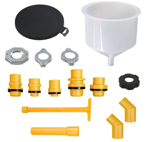 15PCS Universal Coolant Filling Funnel Kit | No-Spill Spill-Proof Radiator Bleeder Tool for Most Cars & Vehicles 15PCS Universal Coolant Filling Funnel Kit | No-Spill Spill-Proof Radiator Bleeder Tool for Most Cars & Vehicles