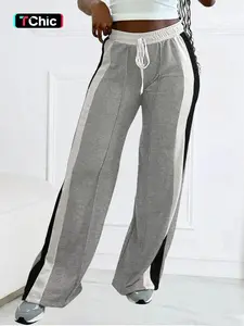 Women's Summer Casual Pants, Loose-Fitting Plain Design, Perfect for Vacation Home Parties, Comfortable Daily Wear, Womenswear