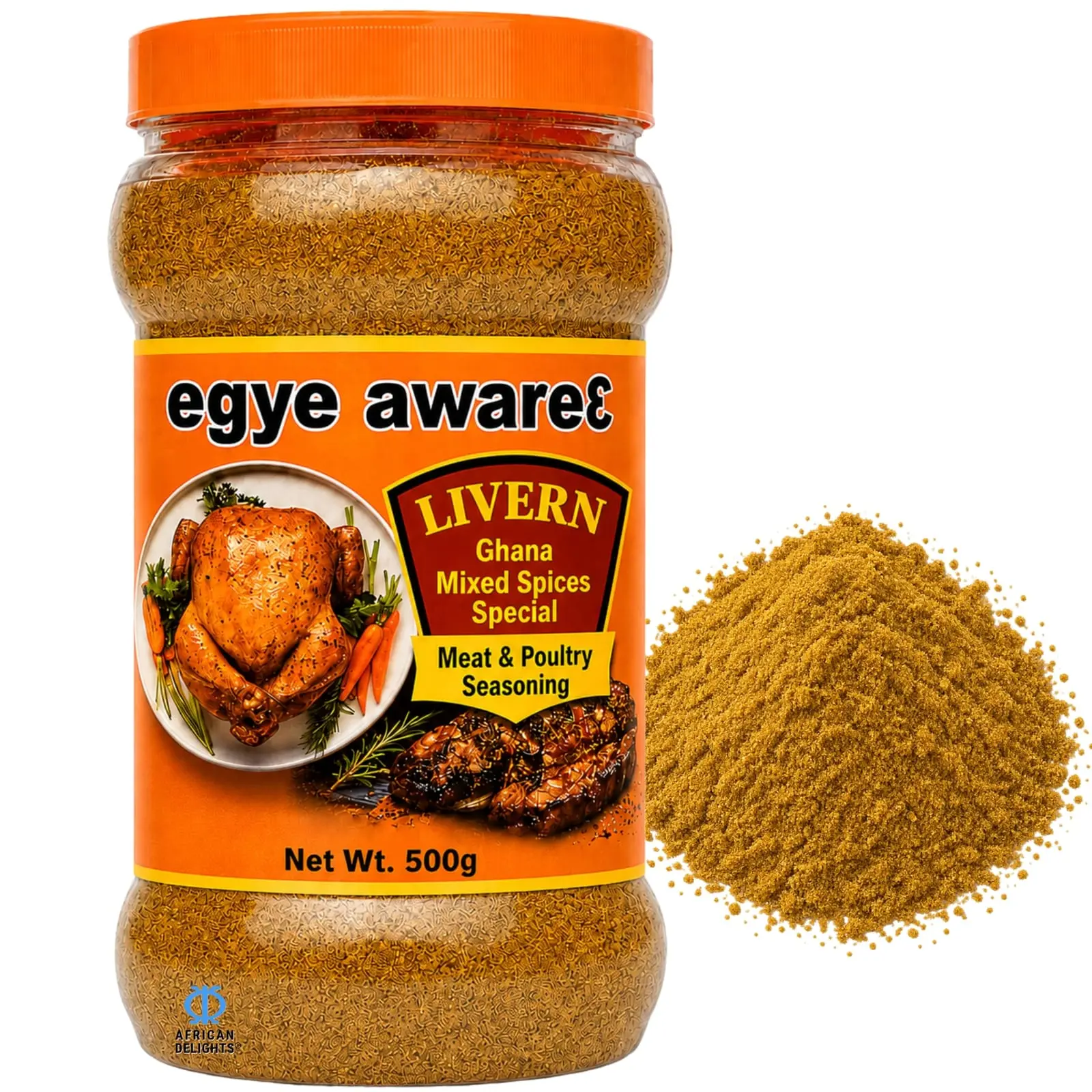 African Delights Egye Aware Ghanaian Mixed Spices, 500g