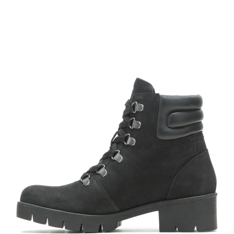 Harley-Davidson Trawood D84789 Womens Black Nubuck Motorcycle Boots